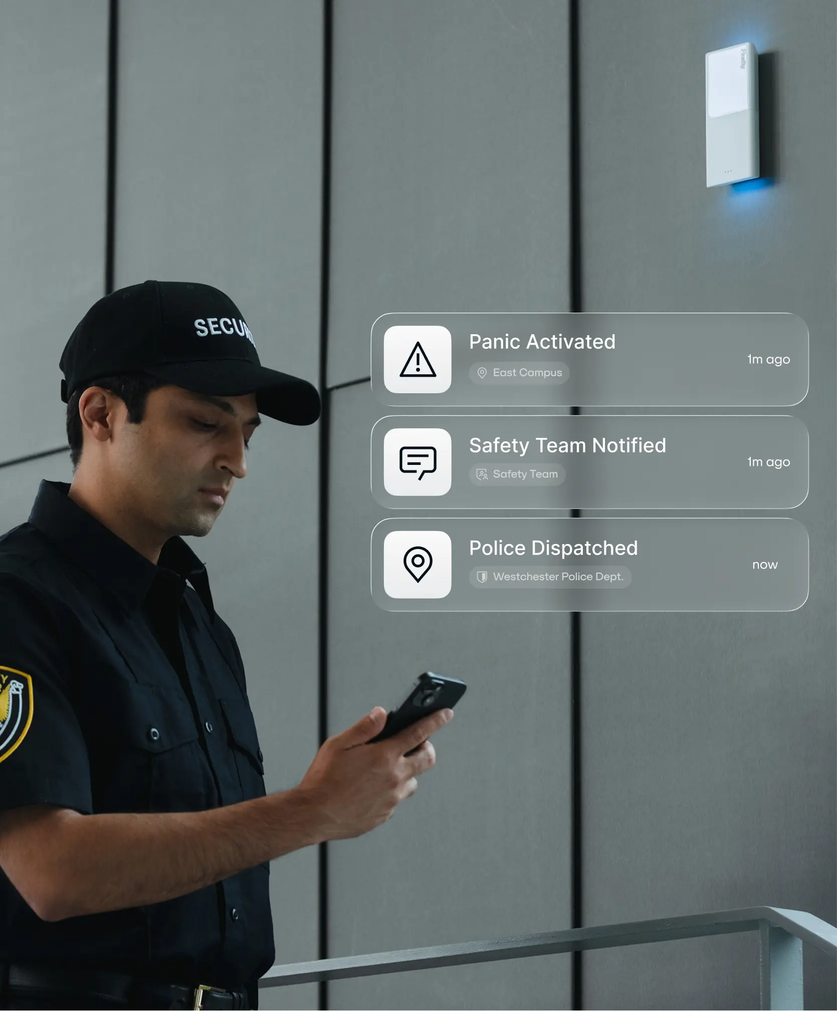Respond faster with real-time notifications.