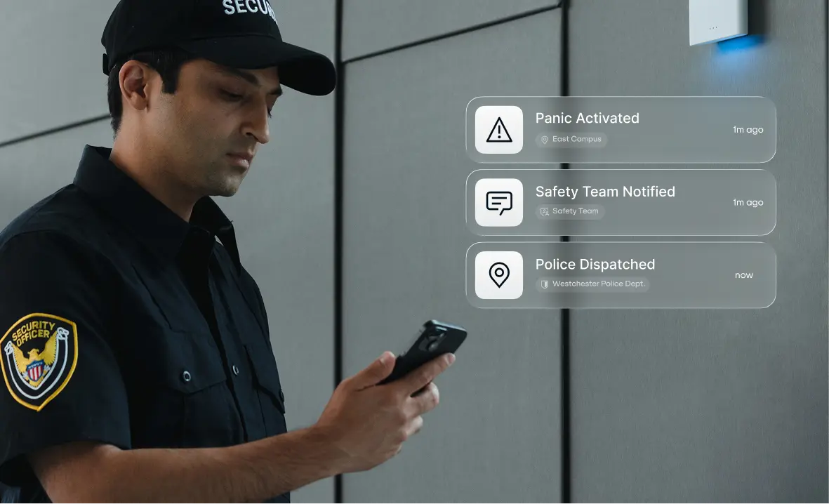 Respond faster with real-time notifications.